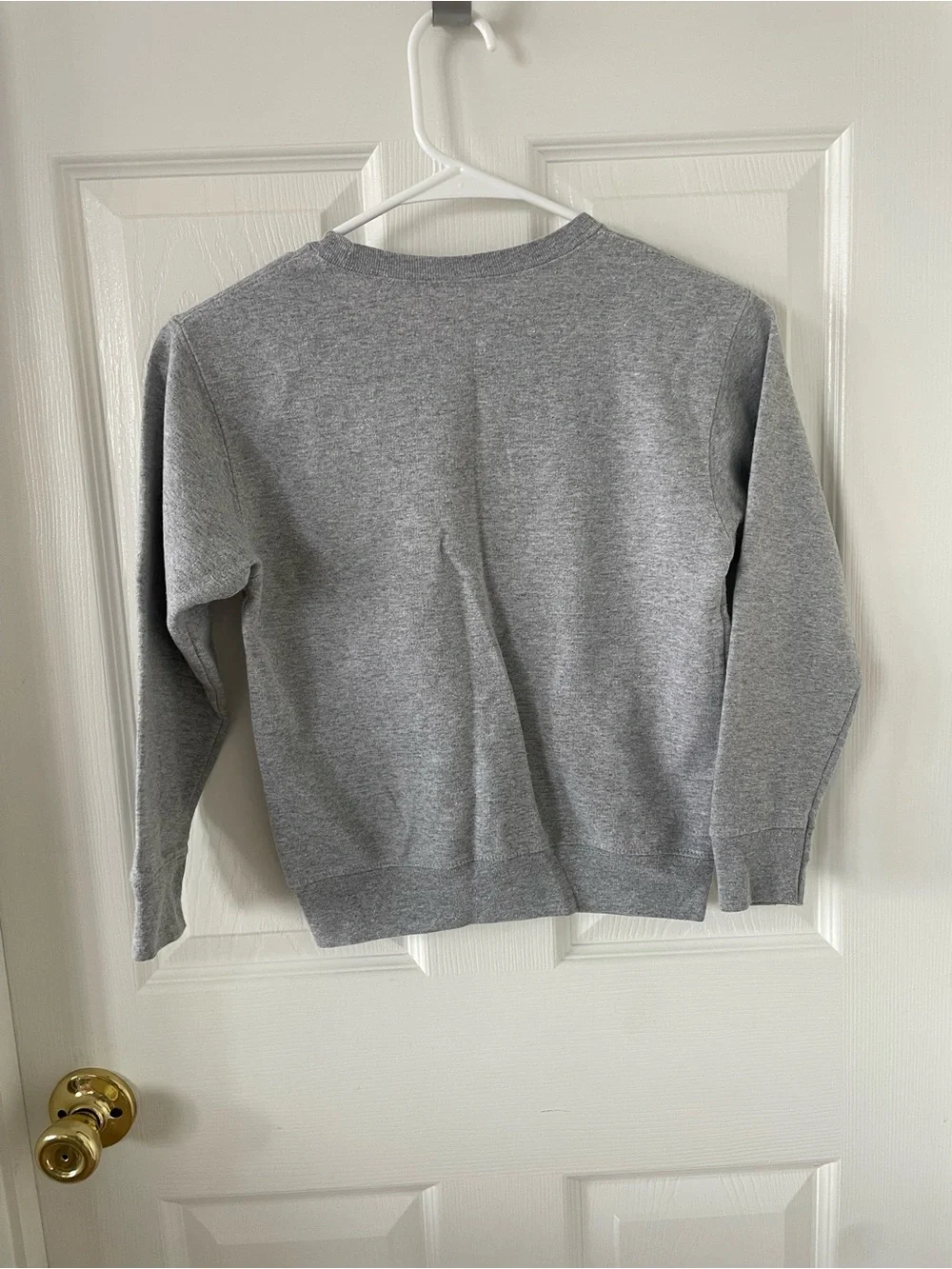 Kids Grey 'Merry & Bright' Santa Sweatshirt